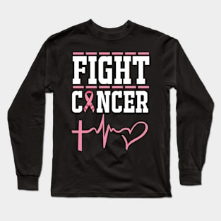 Fight Cancer T Shirt For Women Men Long Sleeve T-Shirt